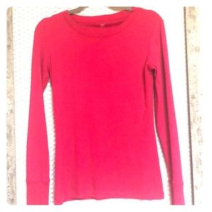 GAP dark pink long sleeved shirt, size Small
